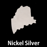 Nickel Silver Maine State Blank, 24g Nickel Silver Maine State Blank, 24g