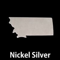Nickel Silver Montana State Blank, 24g Nickel Silver Montana State Blank, 24g