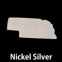 Nickel Silver Nebraska State Blank, 24g Nickel Silver Nebraska State Blank, 24g