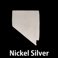 Nickel Silver Nevada State Blank, 24g Nickel Silver Nevada State Blank, 24g