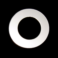 Sterling Silver 7/8" Washer, 1/2" ID, 20g Sterling Silver 7/8" Washer, 1/2" ID, 20g
