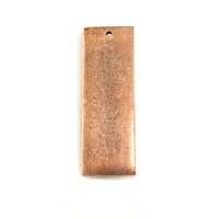 Plated Copper Thick Rectangle with Single Hole Plated Copper Thick Rectangle with Single Hole