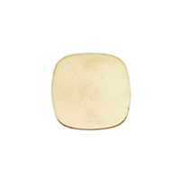 Brass Small Rounded Square, 24g Brass Small Rounded Square, 24g