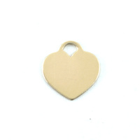 Brass Small "Tiffany Style" Heart Brass Small "Tiffany Style" Heart