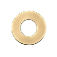 Brass 1" Washer, 1/2" ID, 24g Brass 1" Washer, 1/2" ID, 24g