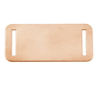 Copper Rectangle Component w/Slit Cutout, 24g Copper Rectangle Component w/Slit Cutout, 24g