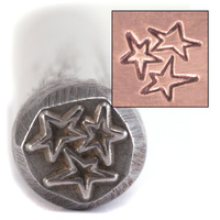 Three Asymetrical Stars Design Stamp Three Asymetrical Stars Design Stamp