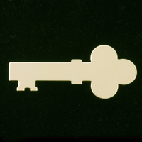 Gold Filled Solid Key, 24g Gold Filled Solid Key, 24g