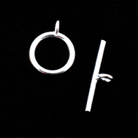 Sterling Silver Simple Toggle Clasp Sterling Silver Simple Toggle Clasp