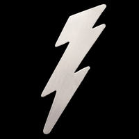 Sterling Silver Lightning Bolt, 24g Sterling Silver Lightning Bolt, 24g