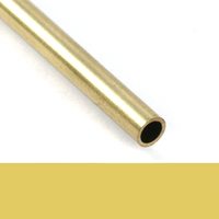 Brass 1/8" Rivet Tube, 1 Ft Long Brass 1/8" Rivet Tube, 1 Ft Long