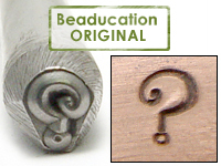 Question Mark Design Stamp - Beaducation Original Question Mark Design Stamp - Beaducation Original