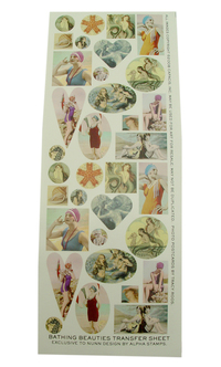 Bathing Beauties Transfer Sheet Bathing Beauties Transfer Sheet