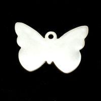 Sterling Silver Butterfly with Hole, 24g Sterling Silver Butterfly with Hole, 24g
