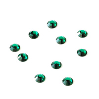 2.6mm Swarovski Flat Back Crystals, Emerald (10pk) 2.6mm Swarovski Flat Back Crystals, Emerald (10pk)