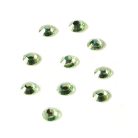 2.6mm Swarovski Flat Back Crystals, Peridot (10pk) 2.6mm Swarovski Flat Back Crystals, Peridot (10pk)