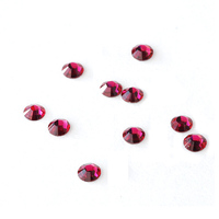 2.6mm Swarovski Flat Back Crystals, Ruby (10pk) 2.6mm Swarovski Flat Back Crystals, Ruby (10pk)