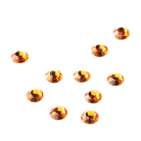 2.6mm Swarovski Flat Back Crystals, Topaz (10pk) 2.6mm Swarovski Flat Back Crystals, Topaz (10pk)