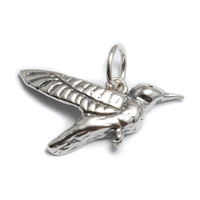 Sterling Silver Hummingbird Charm Sterling Silver Hummingbird Charm