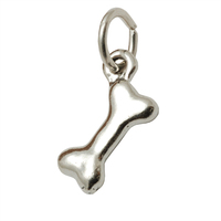 Sterling Silver Dog Bone Charm Sterling Silver Dog Bone Charm