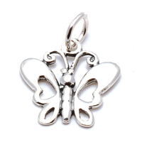 Sterling Silver Butterfly Charm Sterling Silver Butterfly Charm