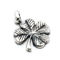 Sterling Silver 4 Leaf Clover Charm Sterling Silver 4 Leaf Clover Charm
