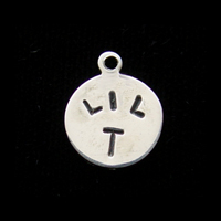 Sterling Silver Small Circle Tag 3/8" (10mm), 24g Sterling Silver Small Circle Tag 3/8" (10mm), 24g