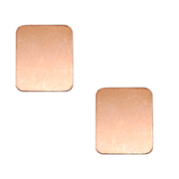 Copper Rounded Rectangle, 18g Copper Rounded Rectangle, 18g