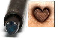 Solid 3mm Heart Design Stamp Solid 3mm Heart Design Stamp