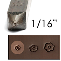 Basic Flower Face Design Stamp 1/16" (1.6mm) Basic Flower Face Design Stamp 1/16" (1.6mm)