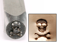 Jolly Roger Skull & Crossbones Design Stamp Jolly Roger Skull & Crossbones Design Stamp