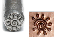Shiny Spiral Design Stamp Shiny Spiral Design Stamp