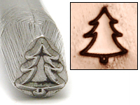 Evergreen Tree Design Stamp Evergreen Tree Design Stamp