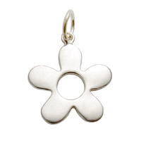 Sterling Silver Flower Charm Sterling Silver Flower Charm