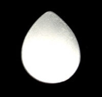 Sterling Silver Large Teardrop (23mm x 29mm), 24g Sterling Silver Large Teardrop (23mm x 29mm), 24g