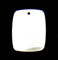 Sterling Silver Large Rectangle with Hole, 20g Sterling Silver Large Rectangle with Hole, 20g