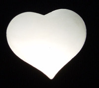 Sterling Silver Large Puffy Heart, 24g Sterling Silver Large Puffy Heart, 24g