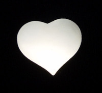 Sterling Silver Medium Puffy Heart, 24g Sterling Silver Medium Puffy Heart, 24g