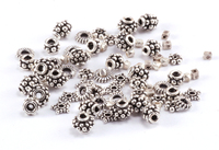 Sterling & Fine Silver Bali Bead Mix - Small Beads Sterling & Fine Silver Bali Bead Mix - Small Beads