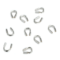 Sterling Silver Wire Guards, Pack of 10 Sterling Silver Wire Guards, Pack of 10