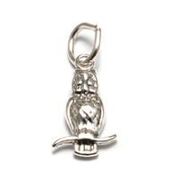Sterling Silver Owl Charm Sterling Silver Owl Charm