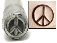 Peace Sign Design Stamp Peace Sign Design Stamp
