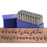 Fancy Lowercase Letter Stamp Set 1/8" (3.2mm) Fancy Lowercase Letter Stamp Set 1/8" (3.2mm)