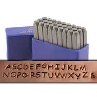 Basic Uppercase Letter Stamp Set 1/8" (3.2mm) Basic Uppercase Letter Stamp Set 1/8" (3.2mm)
