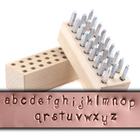 Beaducation Kismet Lowercase Letter Stamp Set 1/8" (3.2mm) Beaducation Kismet Lowercase Letter Stamp Set 1/8" (3.2mm)