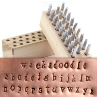 Beaducation Wackadoodle Lowercase Letter Stamp Set 1/8" (3.2mm) Beaducation Wackadoodle Lowercase Letter Stamp Set 1/8" (3.2mm)