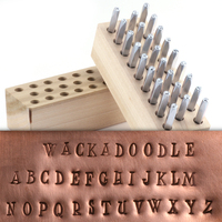 Beaducation Wackadoodle Uppercase Letter Stamp Set 1/8" (3.2mm) Beaducation Wackadoodle Uppercase Letter Stamp Set 1/8" (3.2mm)