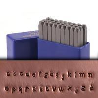 Tiny Dancer Lowercase Letter Stamp Set 5/64" (2mm) Tiny Dancer Lowercase Letter Stamp Set 5/64" (2mm)
