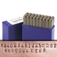 Wonderland Uppercase Letter Stamp Set 1/8" (3.2mm) Wonderland Uppercase Letter Stamp Set 1/8" (3.2mm)