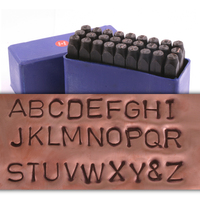 Economy Block Uppercase Letter Stamp Set 1/4" (6.4mm) Economy Block Uppercase Letter Stamp Set 1/4" (6.4mm)